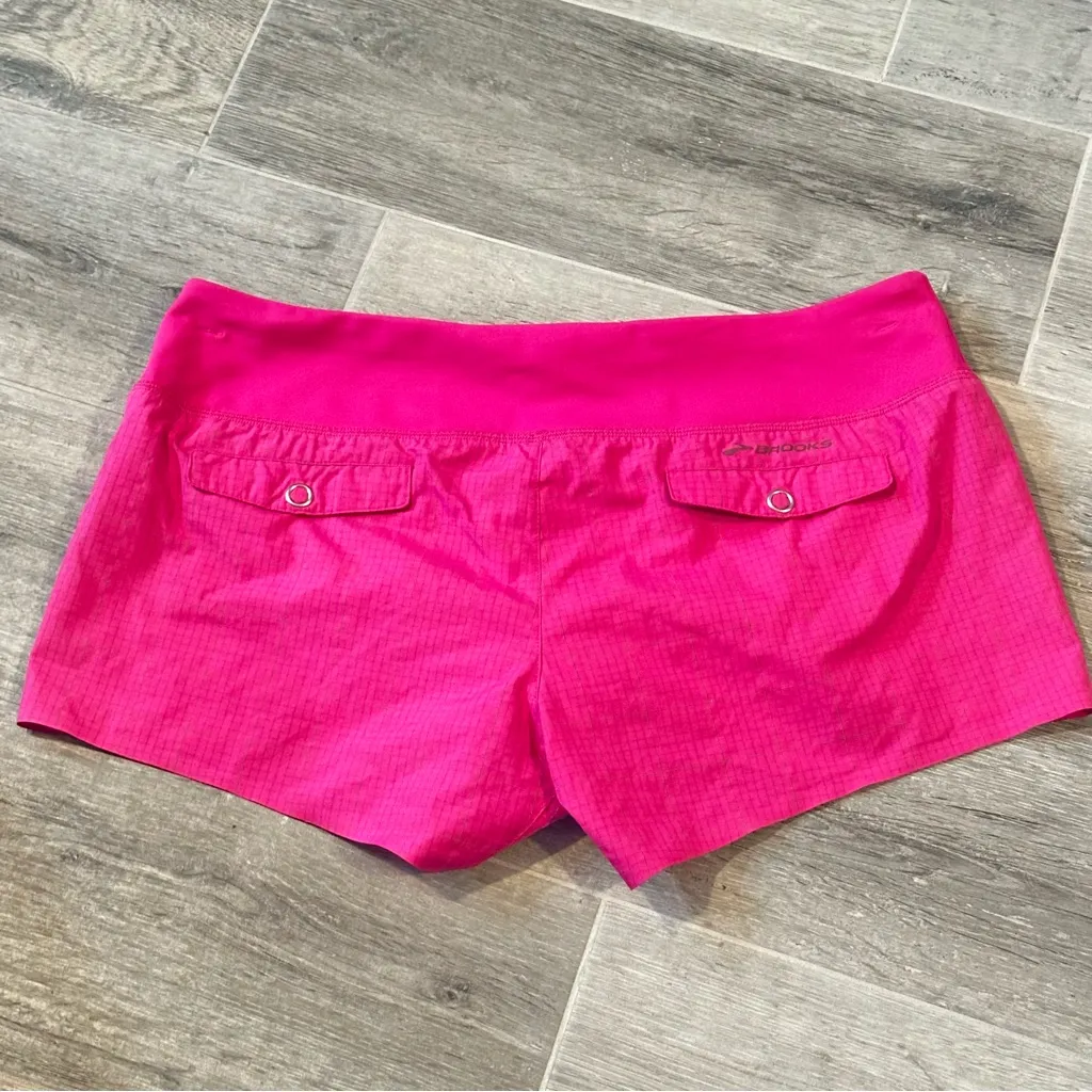 Brooks Pink Athletic Pure Project Shorts Running Lined Lightweight - Image 2
