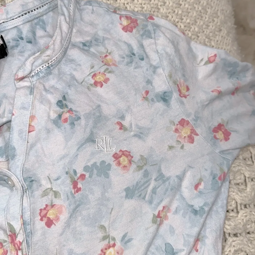 Lauren Ralph Lauren black label floral night shirt size small - Image 9