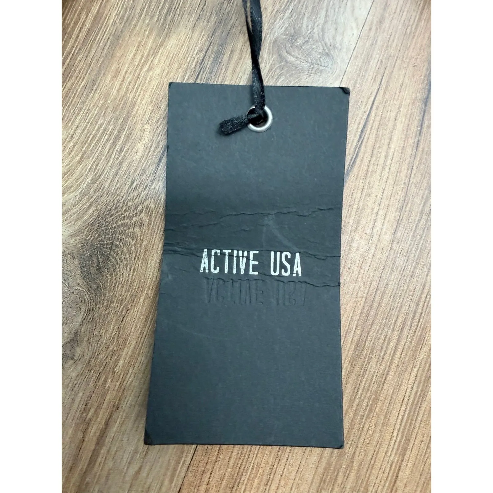 Active USA Women's Navy Quilted Puffer Jacket Hooded NWT - Image 5