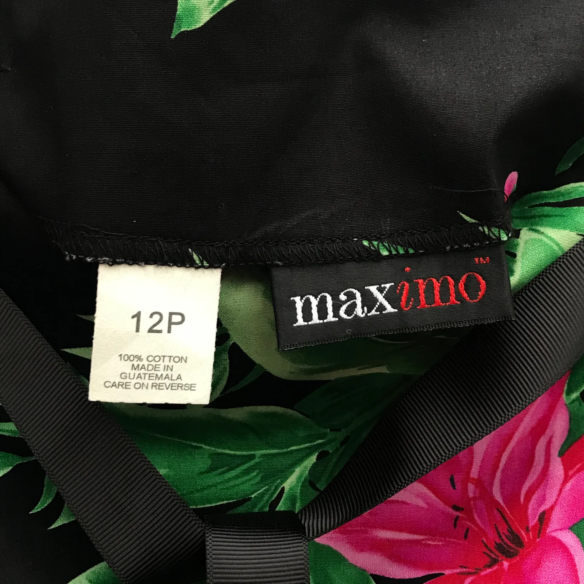 NWT 12P Maximo Petite Hawaiian Tropical Summer Floral Skirt Mini Women’s  - Image 3