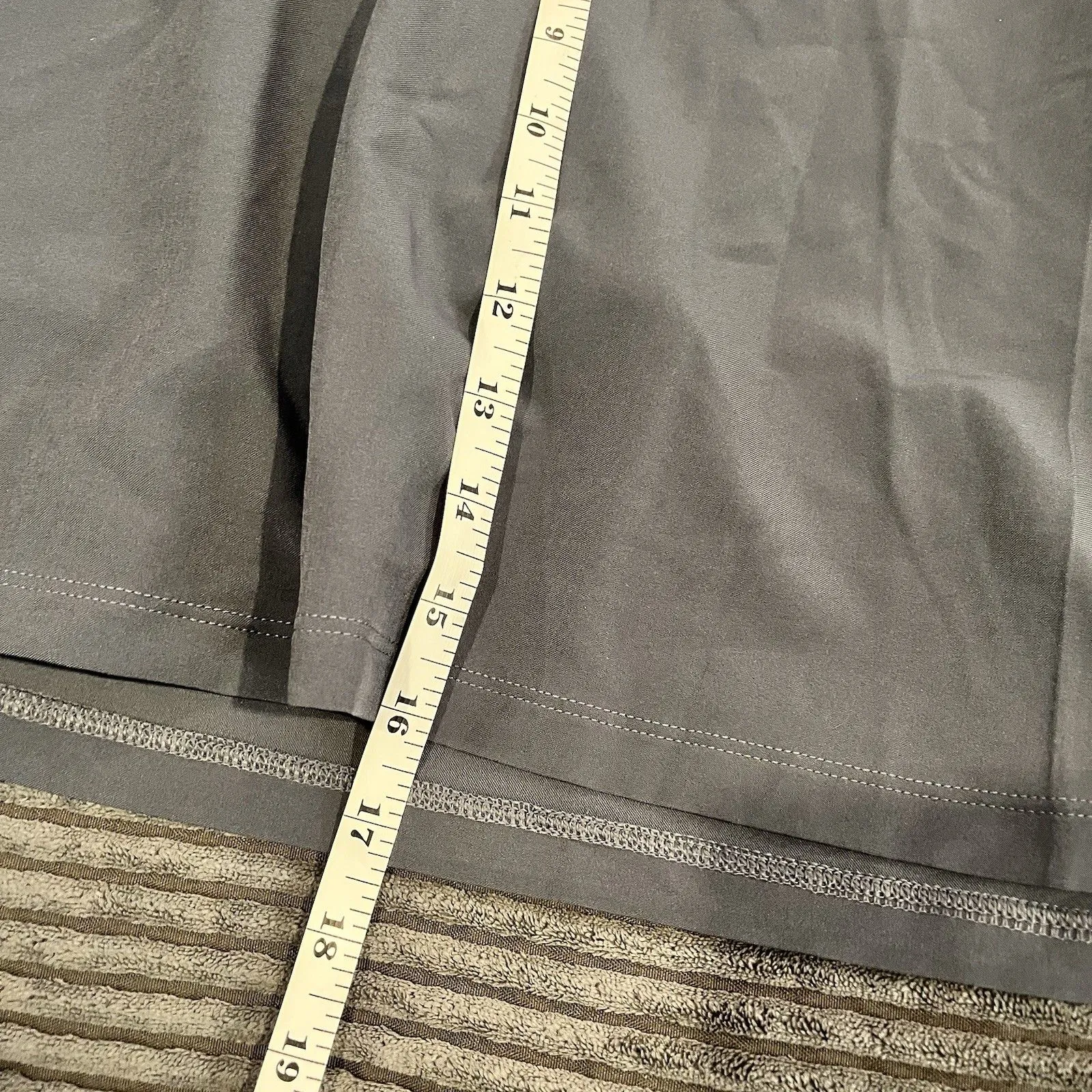 Athleta Skort Women's Size XL Gray Blue Golf Pickleball Fairway Pleated Jupe - Image 3