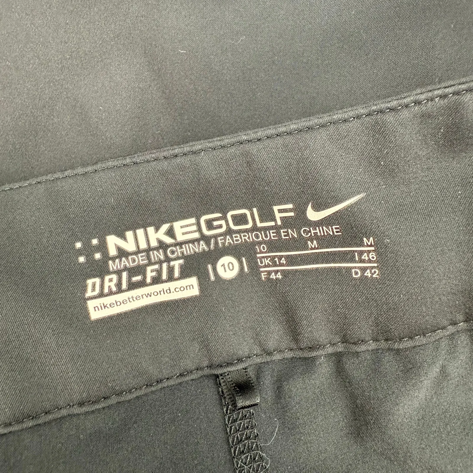 Nike Golf Skort Size 10 Black Dri-Fit Women’s Skirt with Shorts Lining Athletic - Image 3