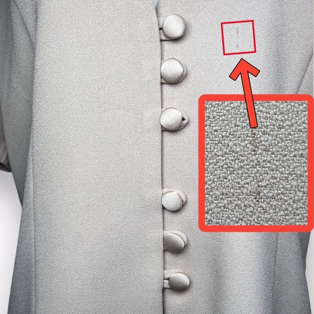 Vintage 80s Sequin Jacket + Skirt Suit Set Pride & Joy Size 14 - Image 10