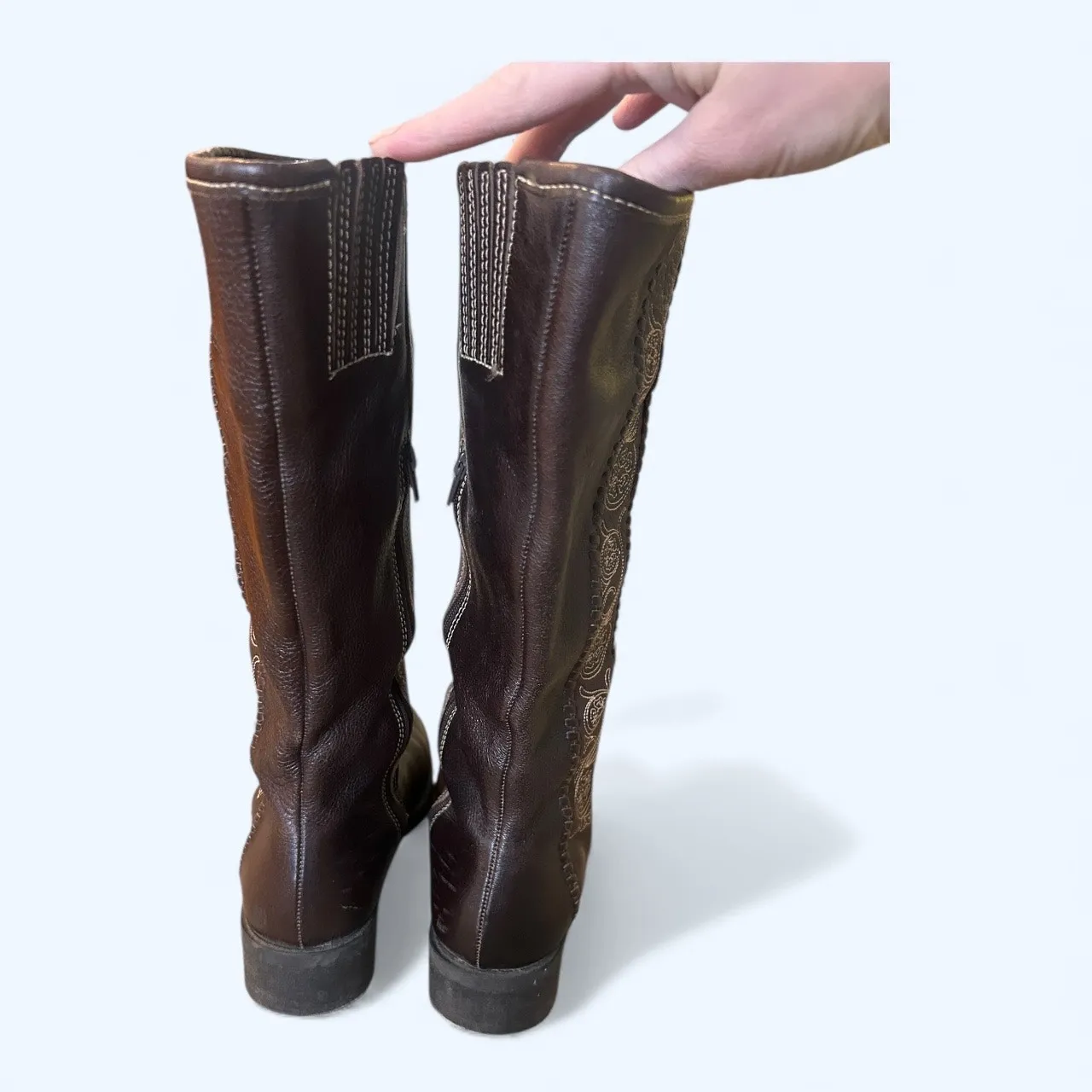 Matisse Brown Leather Mid - Image 7