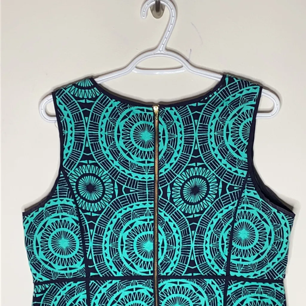 Taylor for a Pea in the Pod maternity dress sz L Blue - Image 4