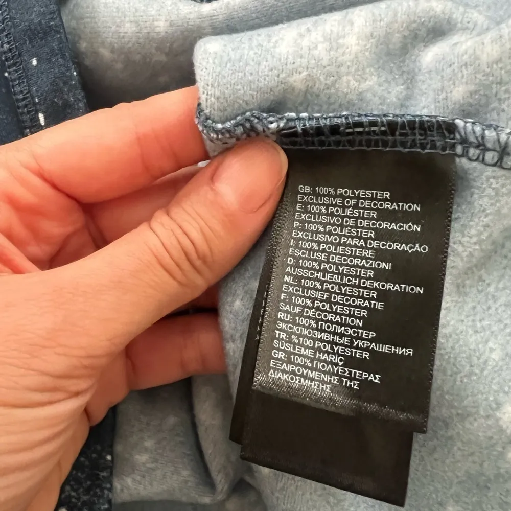 NORTH FACE Splatter Space Star Half Zip Jacket Small - Image 4