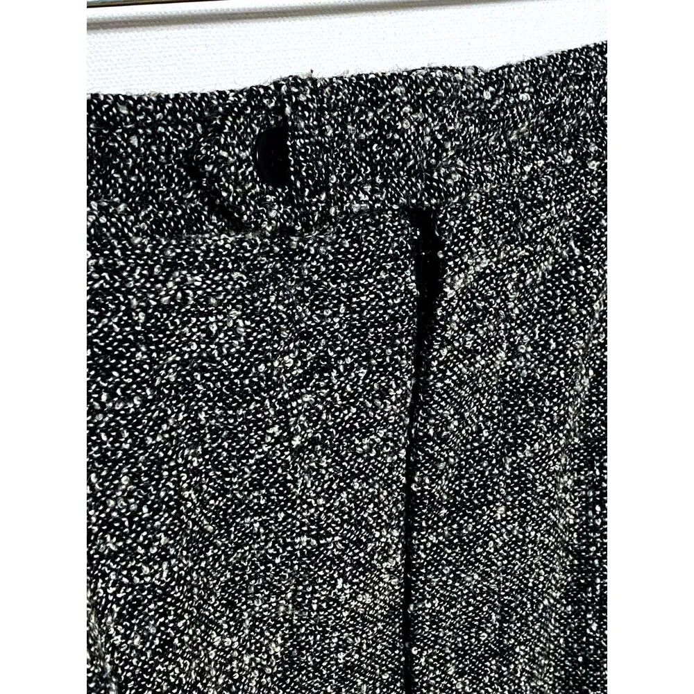 Mimi Maternity A Line Skirt Wool Blend Lined Black Gray Career Stretch Womens M Size undefined - Image 4