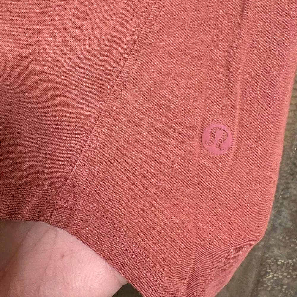 Lululemon Women's Love Tank Pleated Racerback Sleeveless Top Spiced Chai Small - Image 3