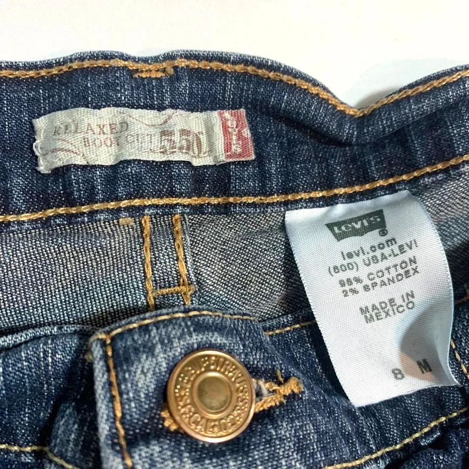 Y2k Levi 550 Bootcut Jeans‎ Womens 8 - Image 4