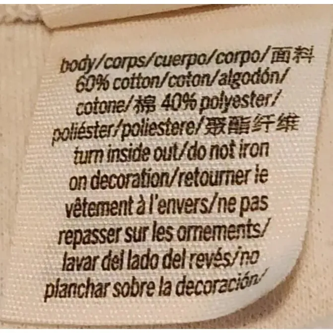 PINK Pullover Sweatshirt Tunic Top Embossed Logo White Comfy‎ Casual - Image 5