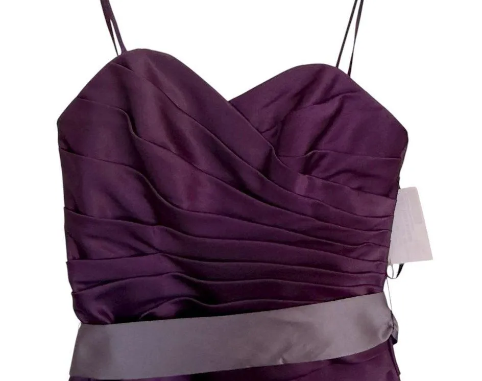 NWT Sorella Vita Cocktail Dress Style 2399 Women’s Size: 12 Color: Aubergine - Image 4