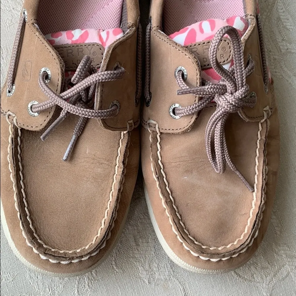 Sperry Pink camo  boat shoes - Image 3