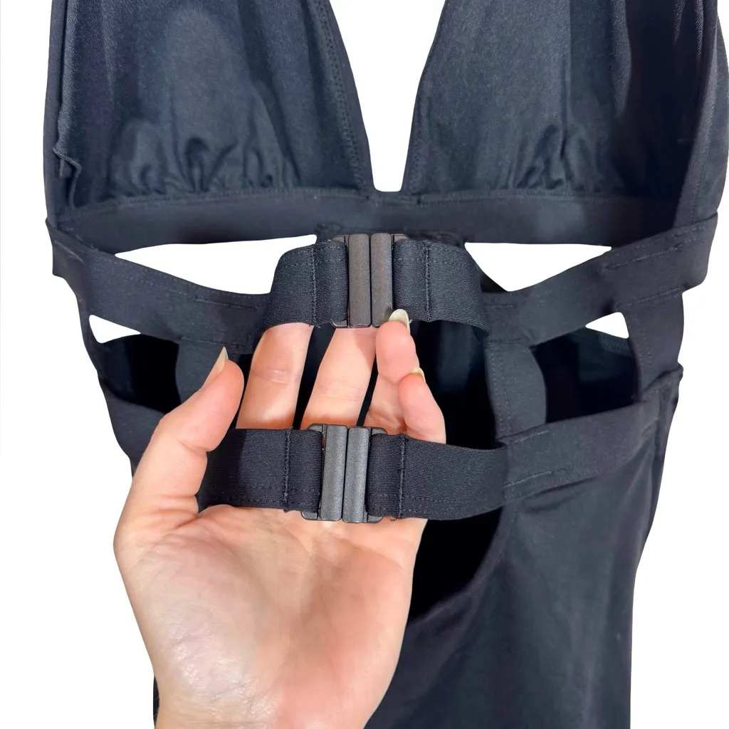 Anthropologie Seafolly Active Halter Cutout One-Piece Bathing Suit AU14/US10 - Image 8