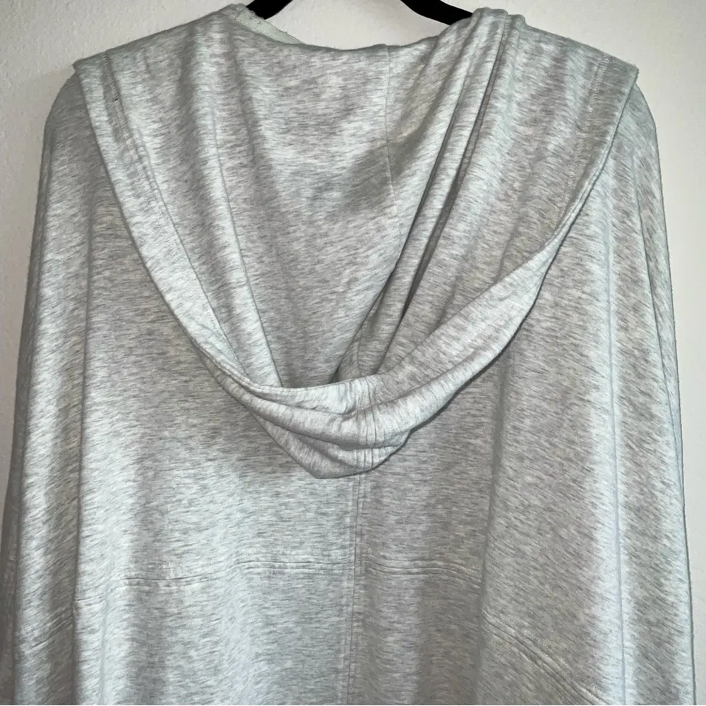 Athleta A-Line Hooded Vista Wrap Grey Jacket - Image 6