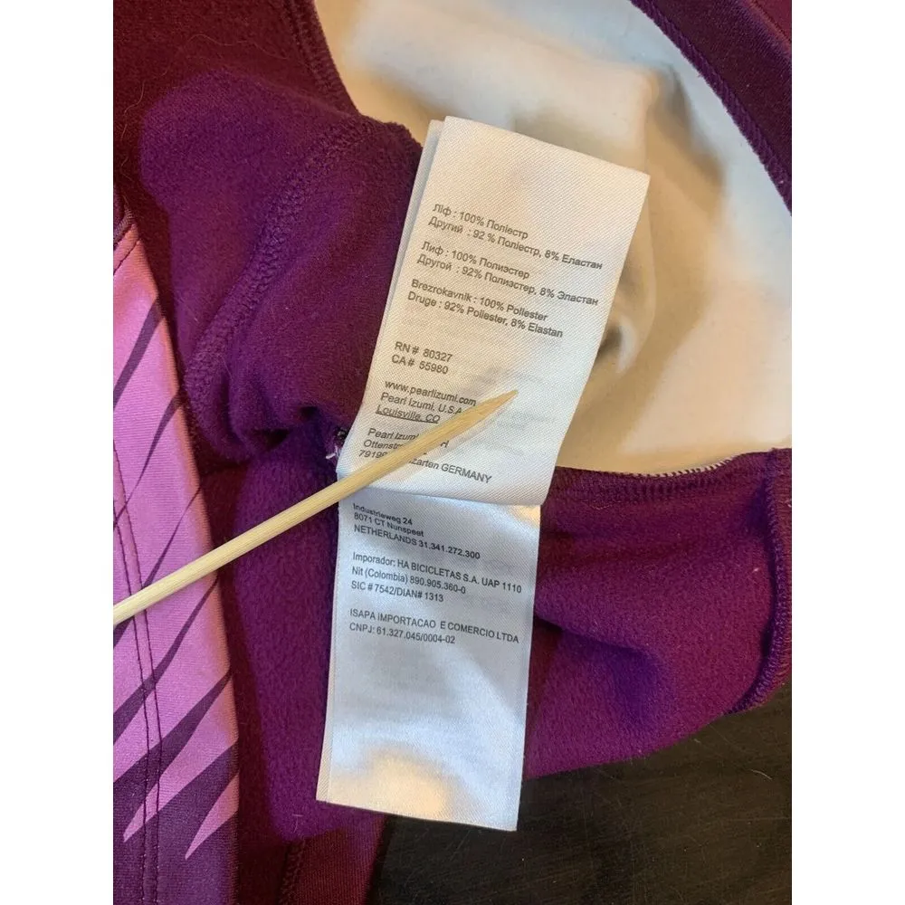 Pearl Izumi Elite Cycling Jacket Women Medium Pink‎ Cyclist Biker Biking READ - Image 7