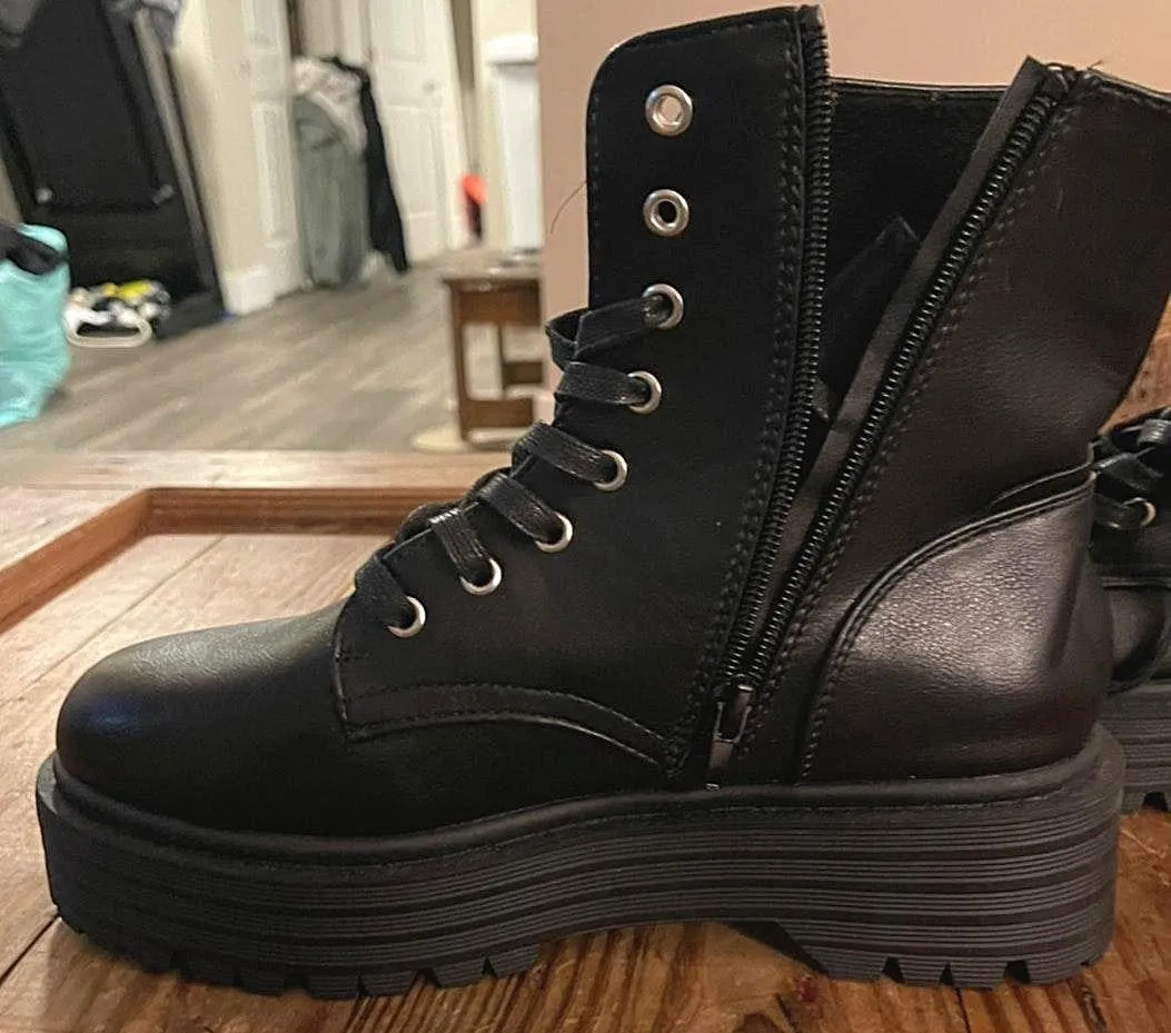 Nasty Gal Combat Boots  - Image 3