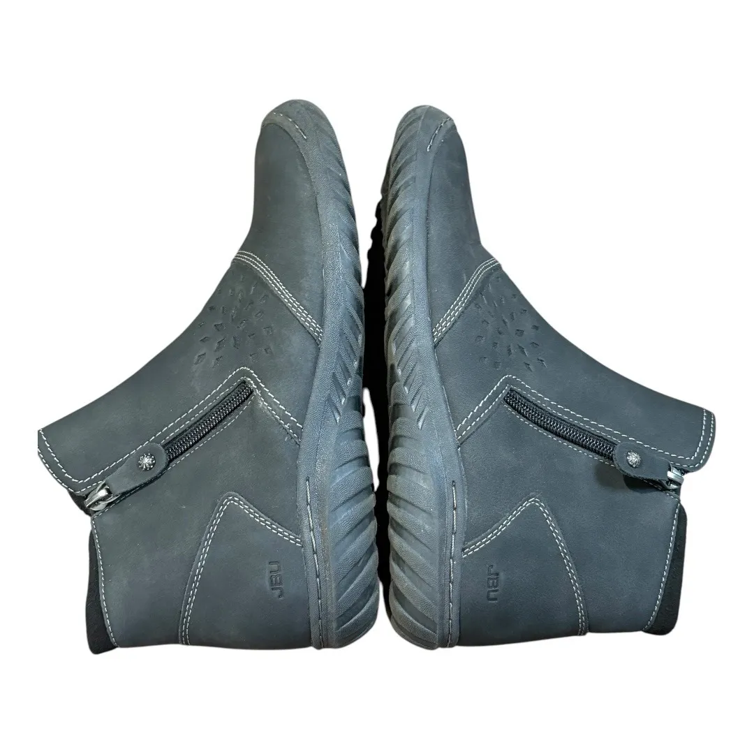 JBU Paulina Water Resistant Leather Ankle‎ Boots Black Comfort Women Size 9.5 - Image 12