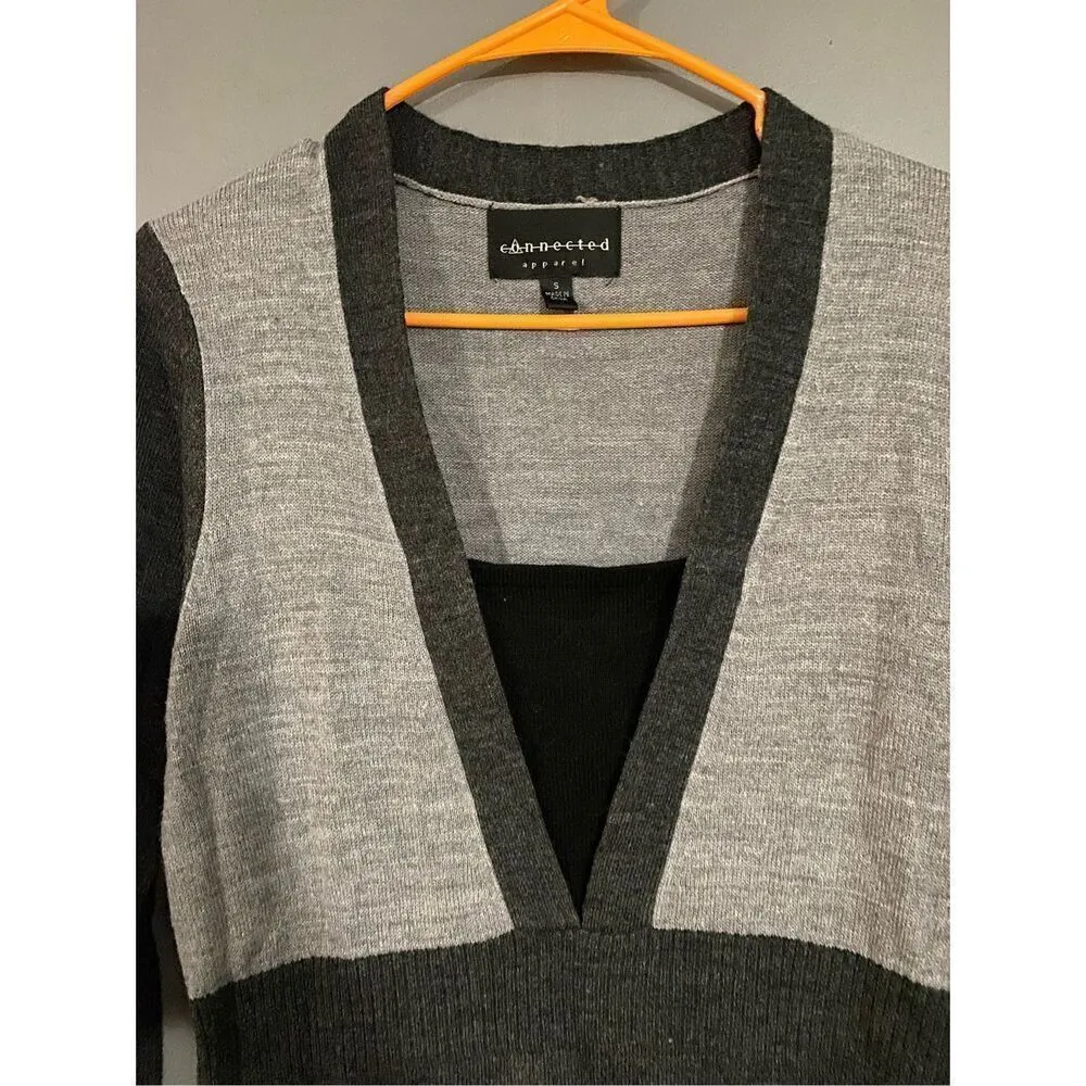 Connected Apparel Sweater Dress Size Small - Image 3