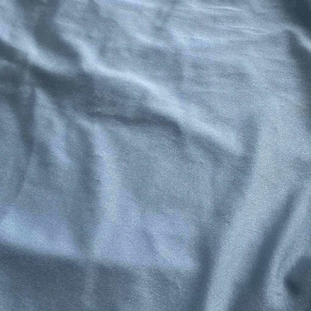 Forever 21 Amour Shimmer High Leg One Piece Swimsuit Blue/Orange Low Scoop Back - Image 8