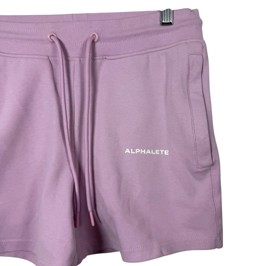 Alphalete Women’s Essential Core Shorts in Light Pink Size M - Image 4