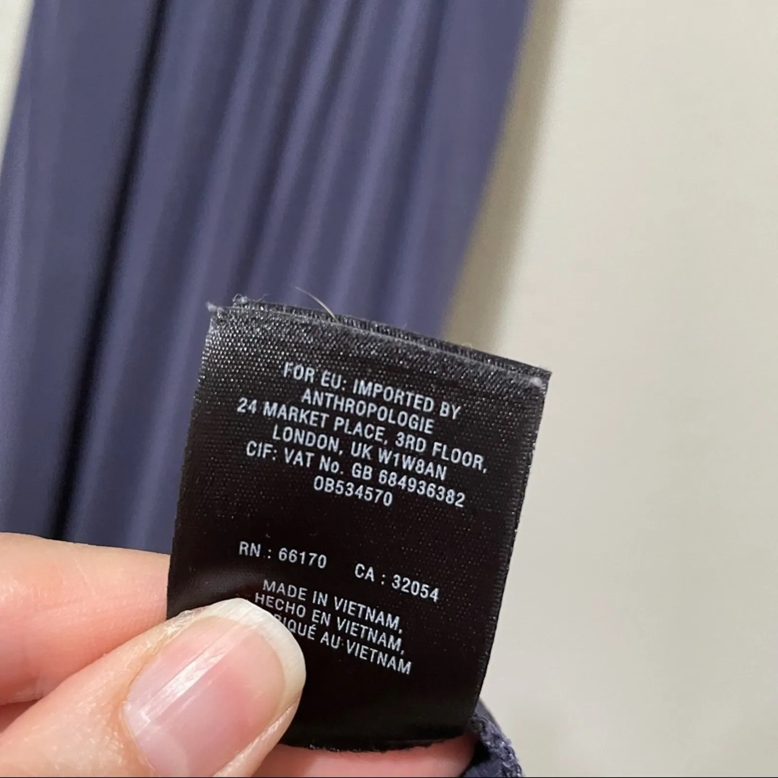 Anthropologie Moulinette Soeurs Blue Sleeveless Maxi Dress Womens XXSP Boho Long - Image 10