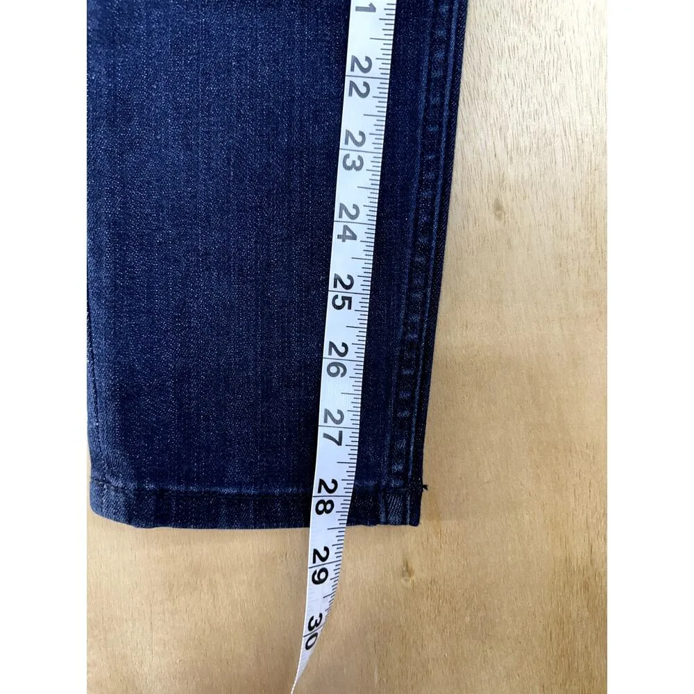 French Connection rebound 4xxxxs dark wash mid rise skinny - Image 4