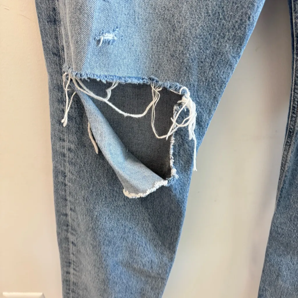 Agolde 90s Pinch Waist Straight Leg Jeans in Lineup Size 28 - Image 3