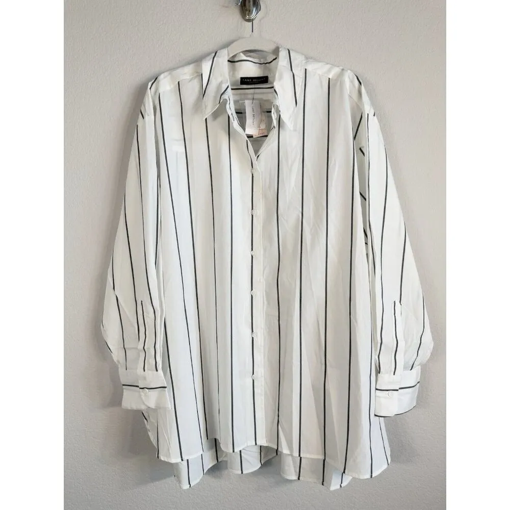 Lane Bryant‎ No Peek Collection Relax Button Down Boyfriend Shirt Size 26/28 NWT - Image 13