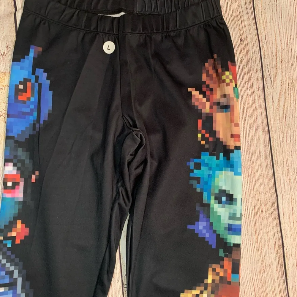 Dota 2 Black Graphic Hero Pixel Leggings - Image 4