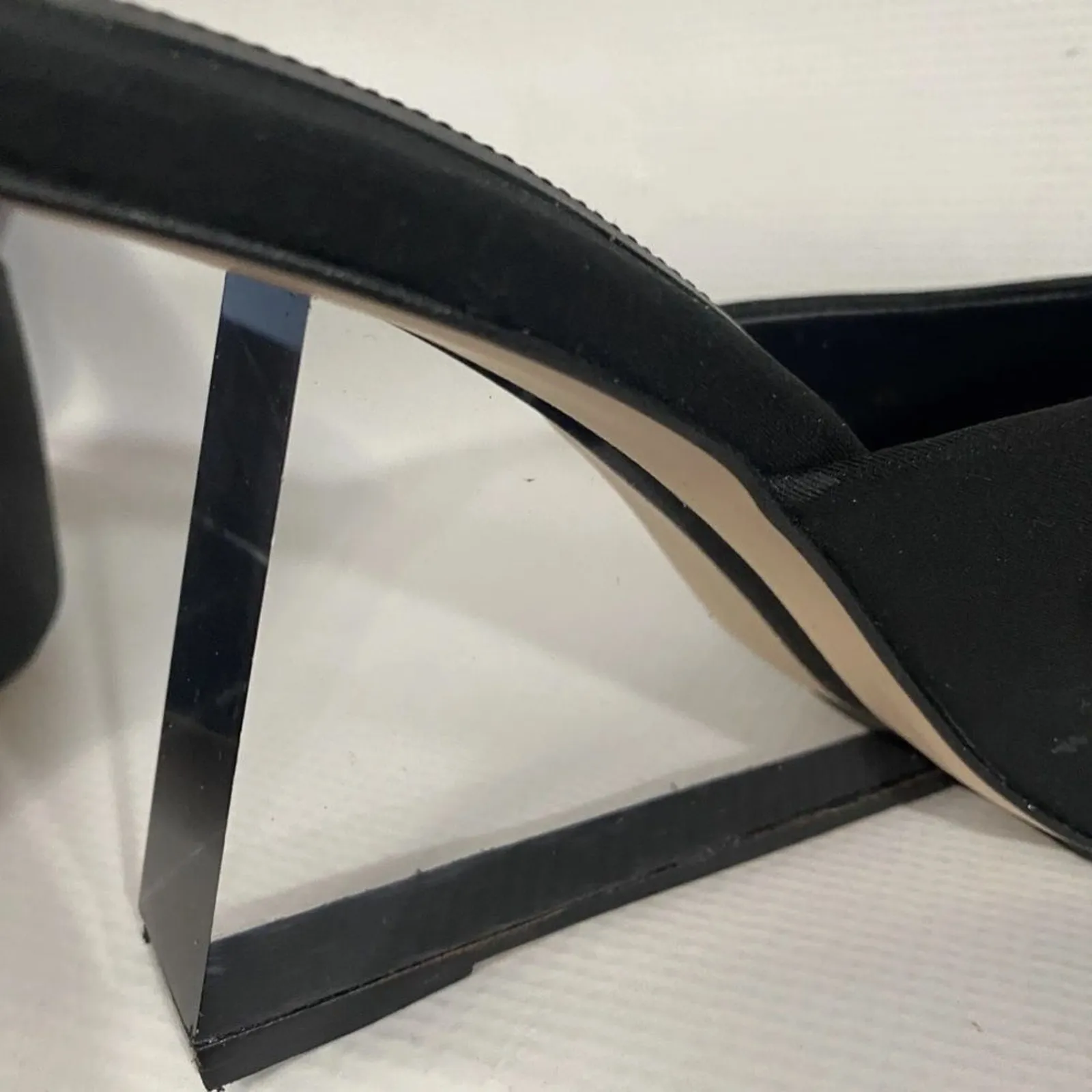 GOOD AMERICAN Clear Wedge Sandal Neoprene Open Toe Size 8.5 GA368N-X New in Box - Image 10