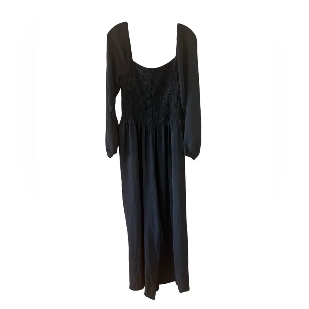 Black Jumpsuit Long Sleeve Women's Size Large - Image 3