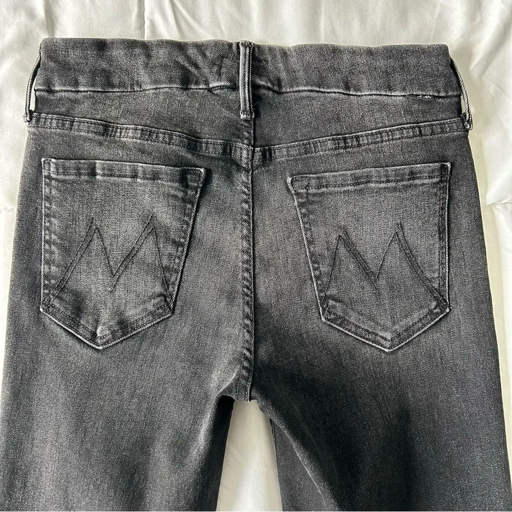 Mother Looker Ankle Fray jeans Night Hawk 27 Black - Image 9