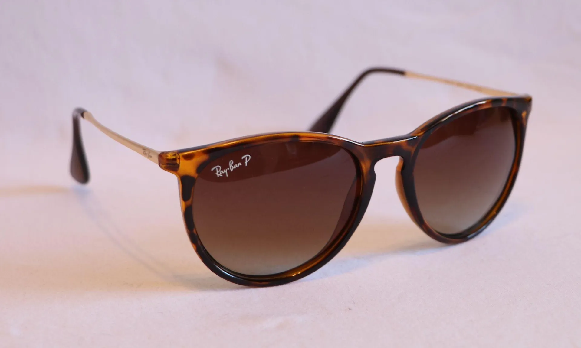 Ray-Ban  Erika Tortoise 54mm Classic Style Sunglasses  - Image 5
