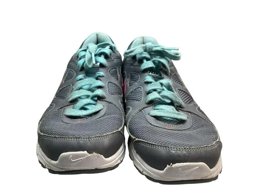 Nike Women's Revolution | Running Shoes  Grey 488148-002 Low Top Lace Up Mesh 11 - Image 3