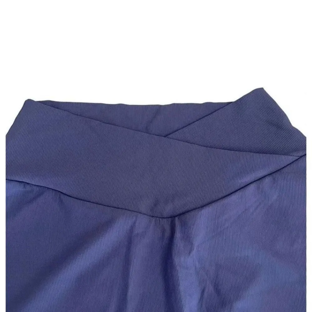 Halara Patitoff Navy Everyday Cloudful Air Fabric 2-in-1 Crossover SZ  M #1662 - Image 4