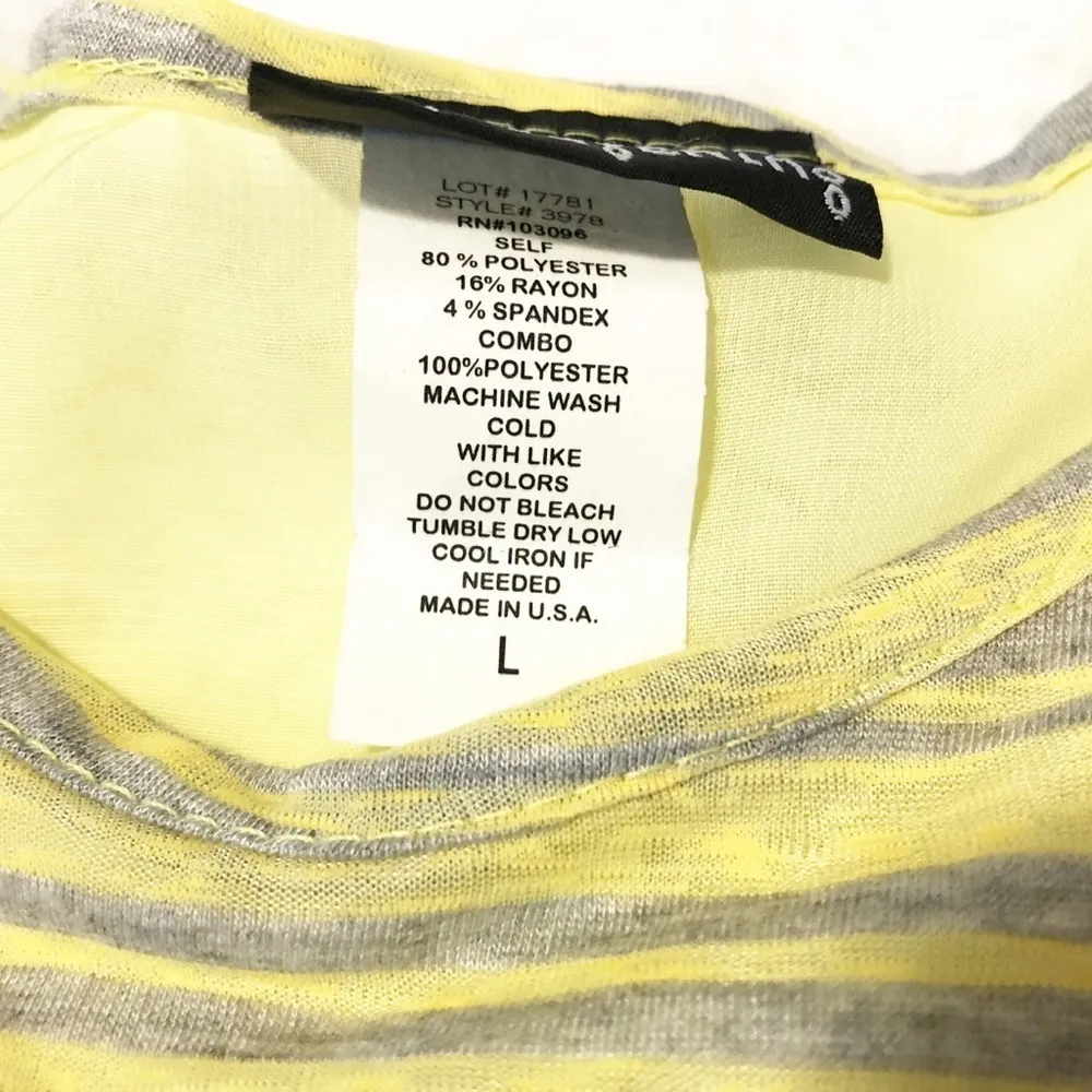 🆕 Say Anything lightweight hi low striped top - Image 6