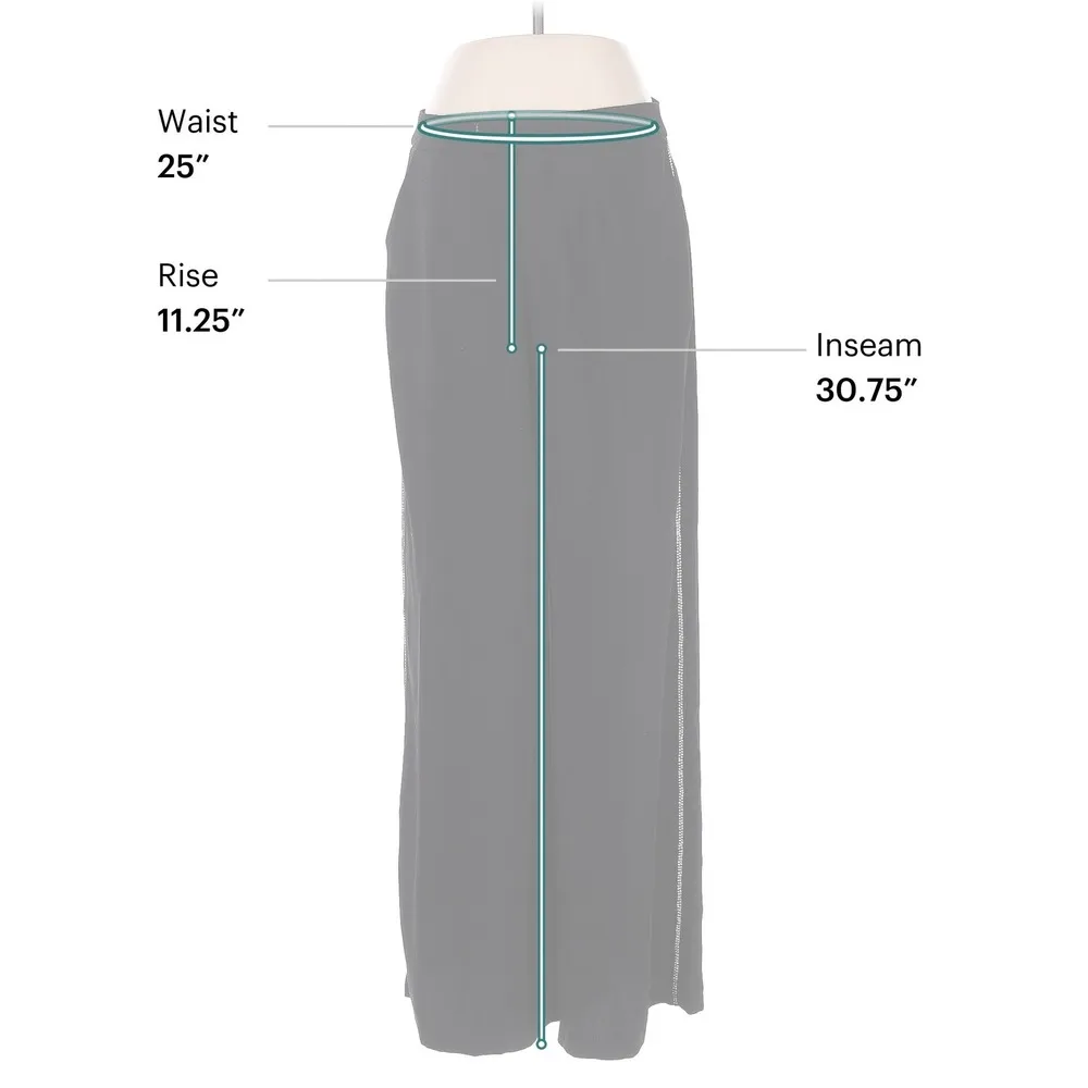 ASTR the Label Wide Leg Dress Pants High Waist Career‎ Black Size S - Image 3