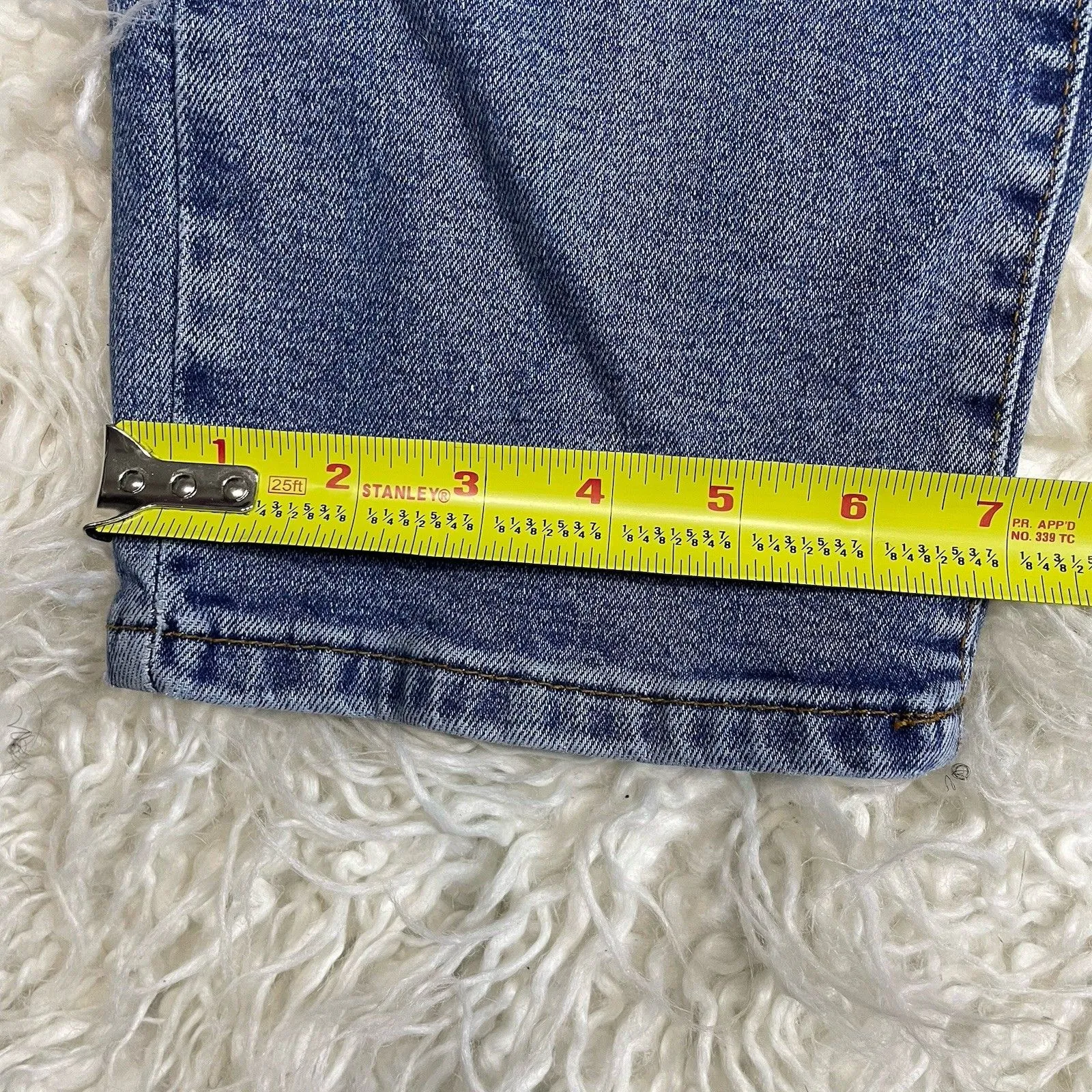 NA-KD Women's High Waist Straight Leg Jeans Size 40 Medium Wash Classic Mom Jean - Image 4