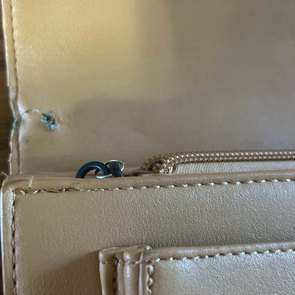 Bag Pixie Mood  Tan Leather Shoulder Bag perfect besides on small flaw - Image 13