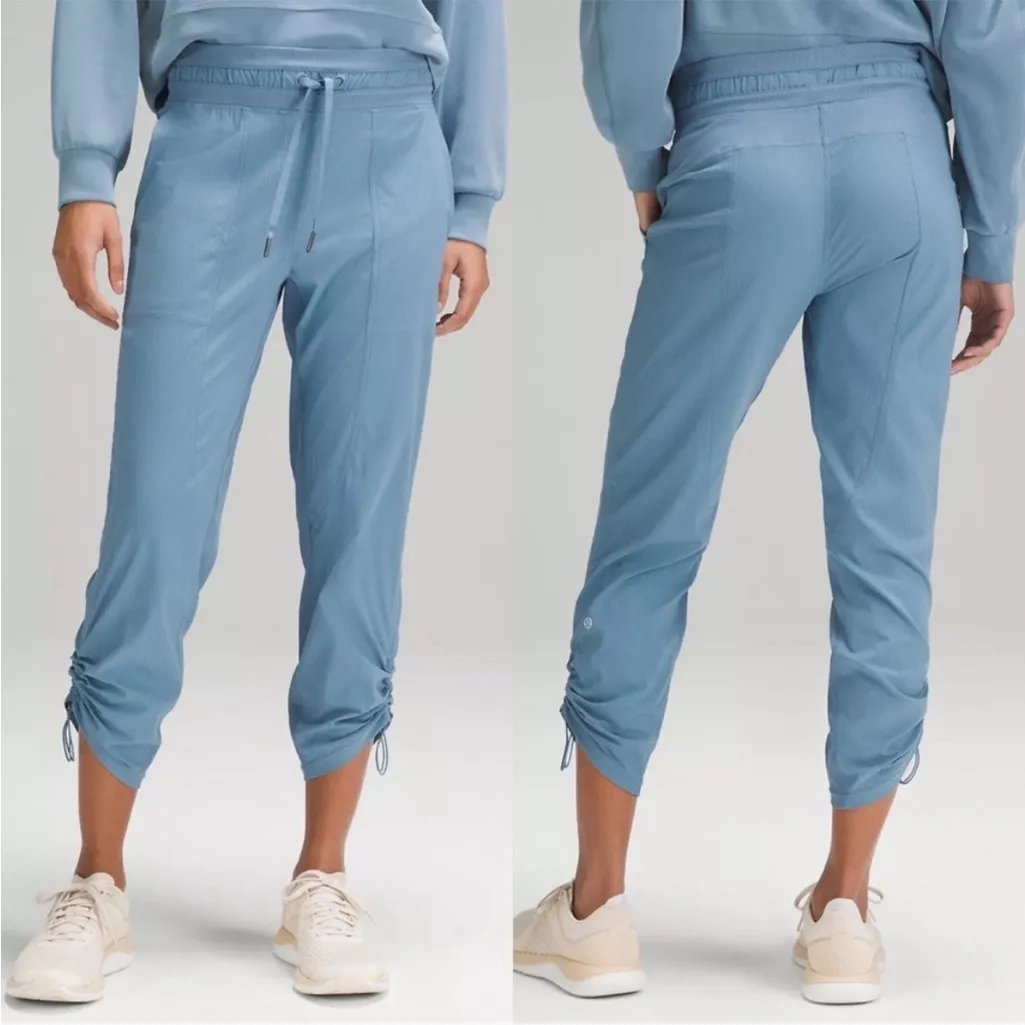 Lululemon Dance Studio Mid Rise Cropped Pants in Utility Blue Size 4 - Image 2