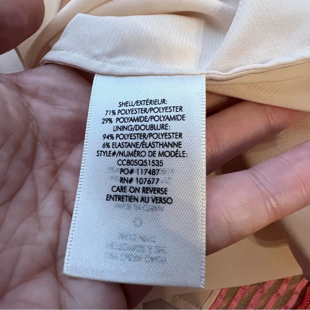 Alice + Olivia Azura waterfall ruffle dress organza size 12 - Image 7