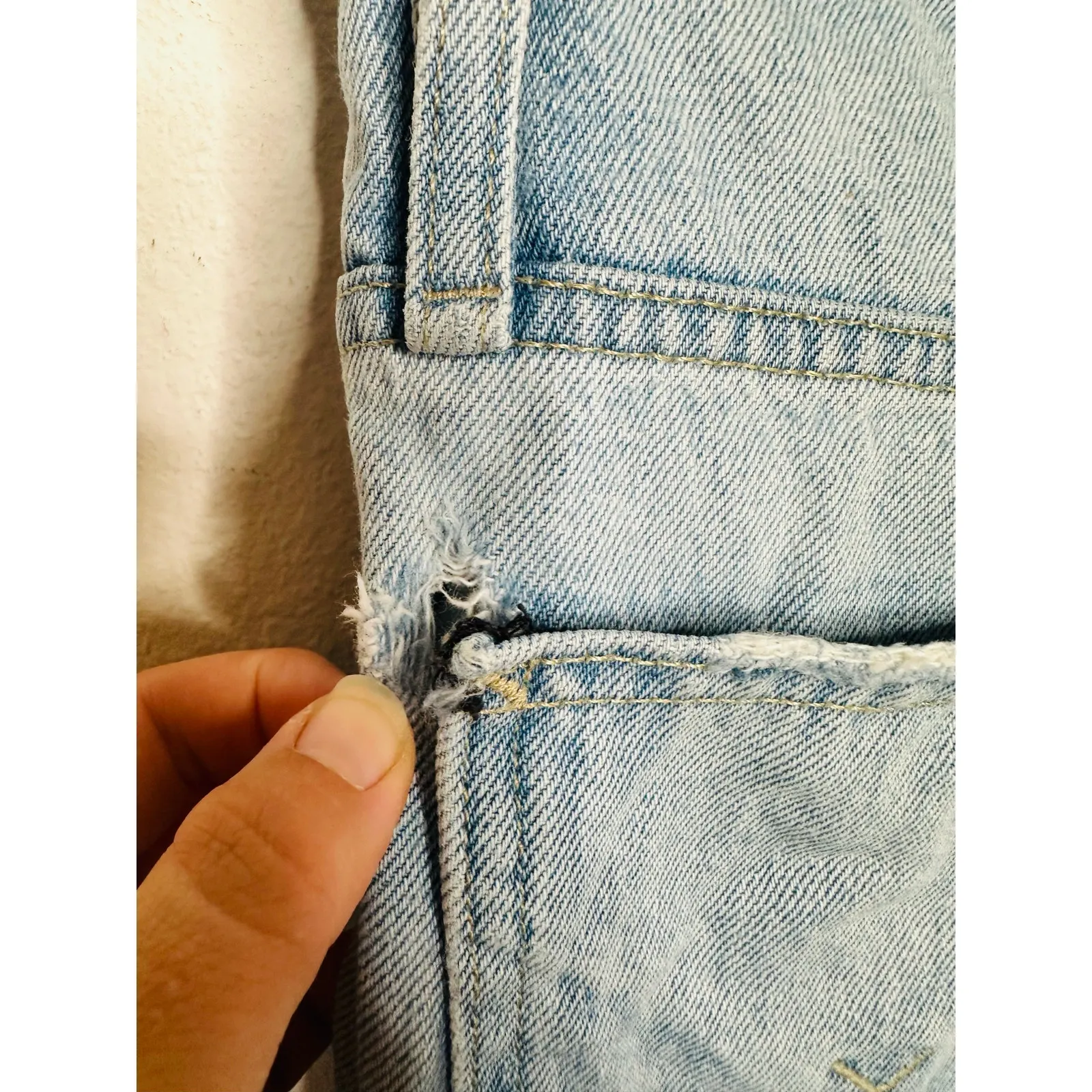 HUDSON Women's Blue Cotton Blend James High-Rise Wide Leg Jeans Size 28 - Image 13