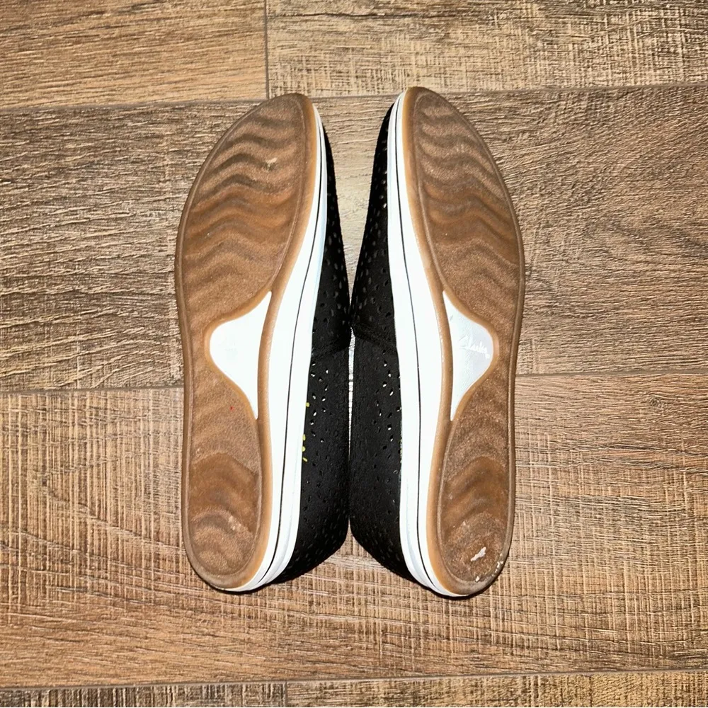 Clarks Breeze Emily Women's Slip On Black Size 8 - Image 7