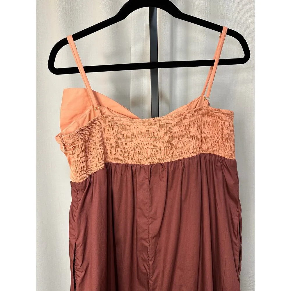 Hutch Olani Bow Flounce Hem Maxi Dress Size Large NWT Anthropologie Flirty - Image 9