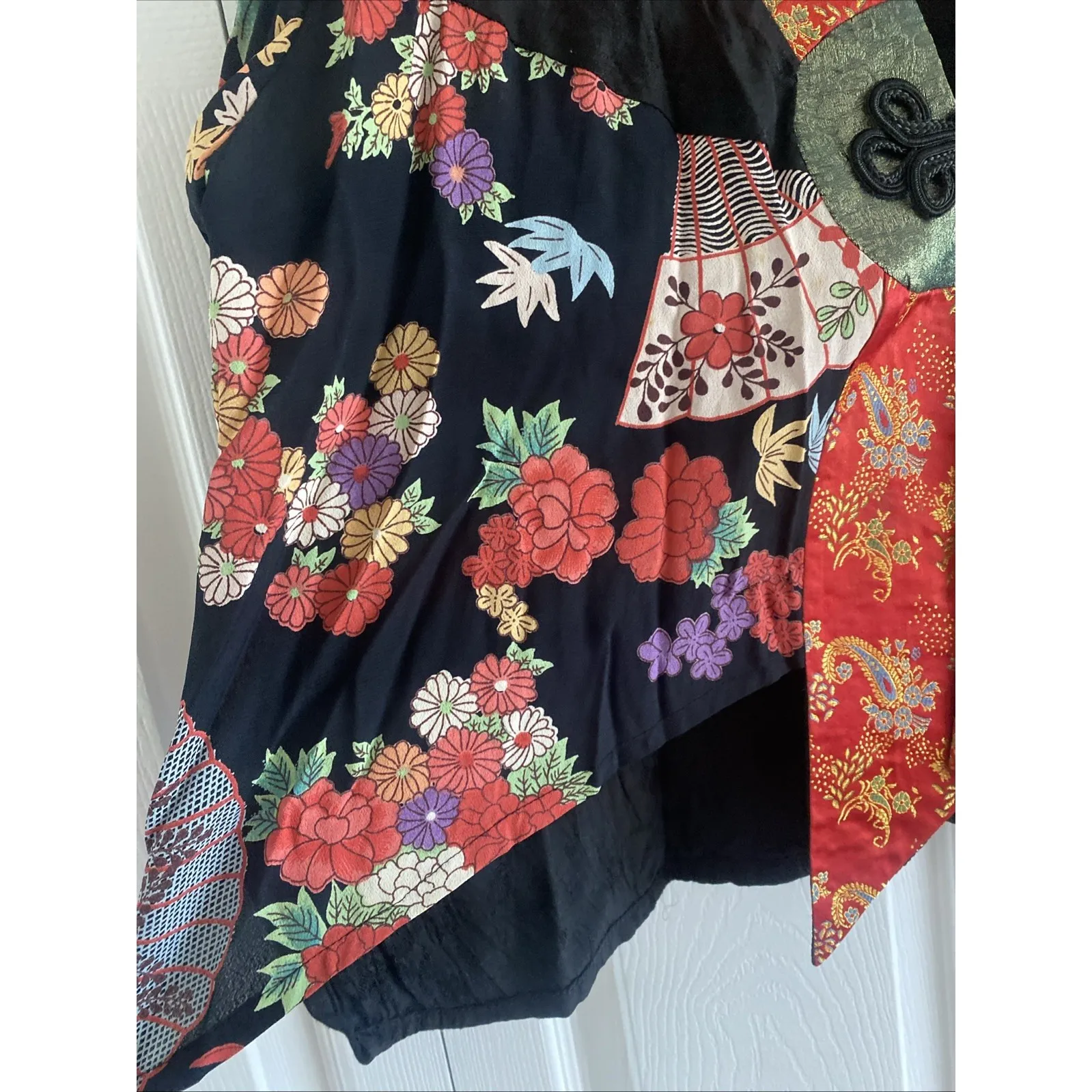 Champagne Collection by All That Glitters Womens One Size Art to Wear Top Black - Image 7