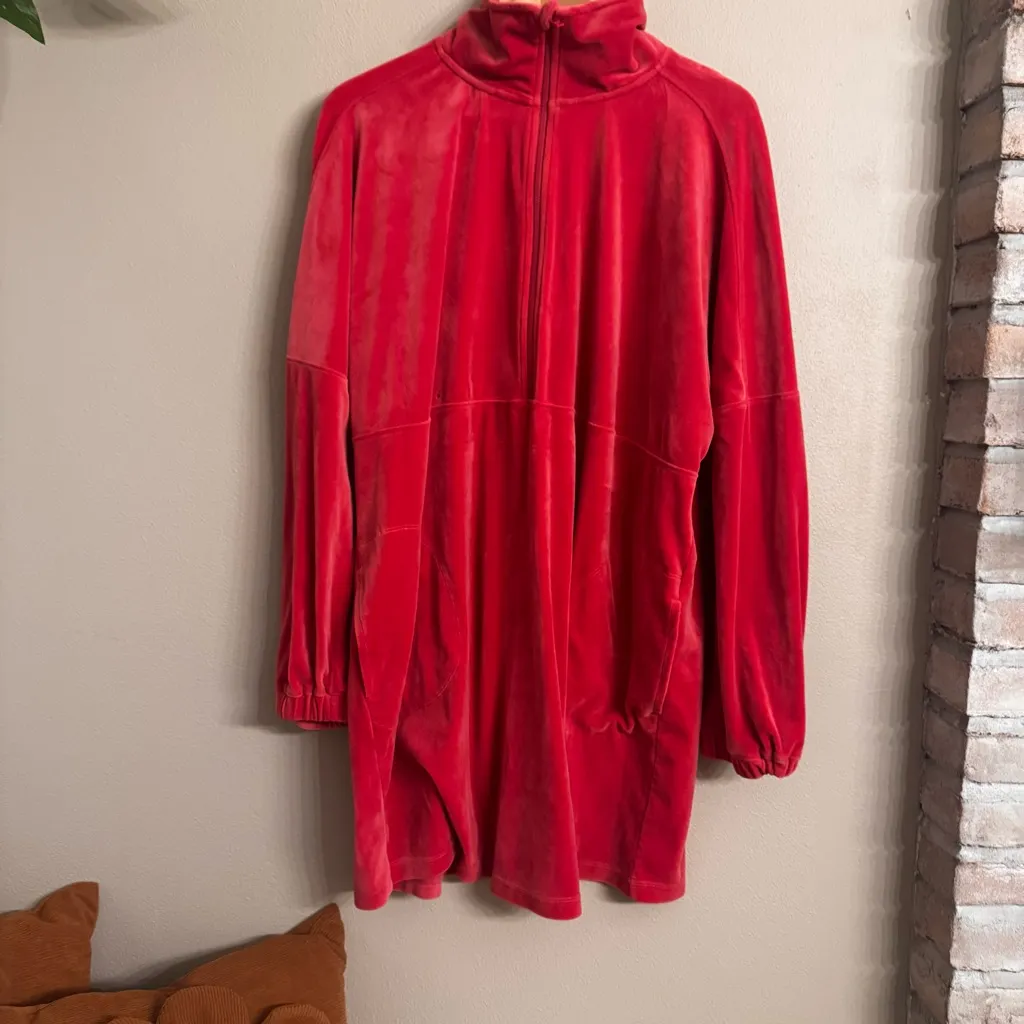 ANTHRO | SATURDAY SUNDAY  Velvet Zip-Up Tunic - Image 2