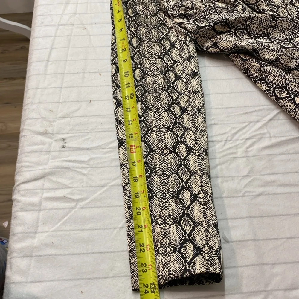 Zara Women Snakeskin Print Women's Blazer, Long Sleeve, Women Size Small‎ - Image 15