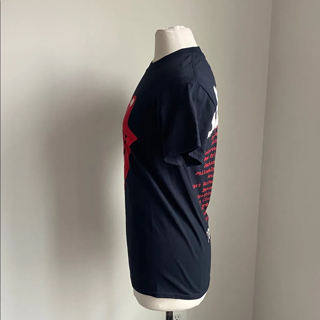 ROLLING STONES 2019 Tour T Shirt Womens Sz Small Black Band Tee - Image 4