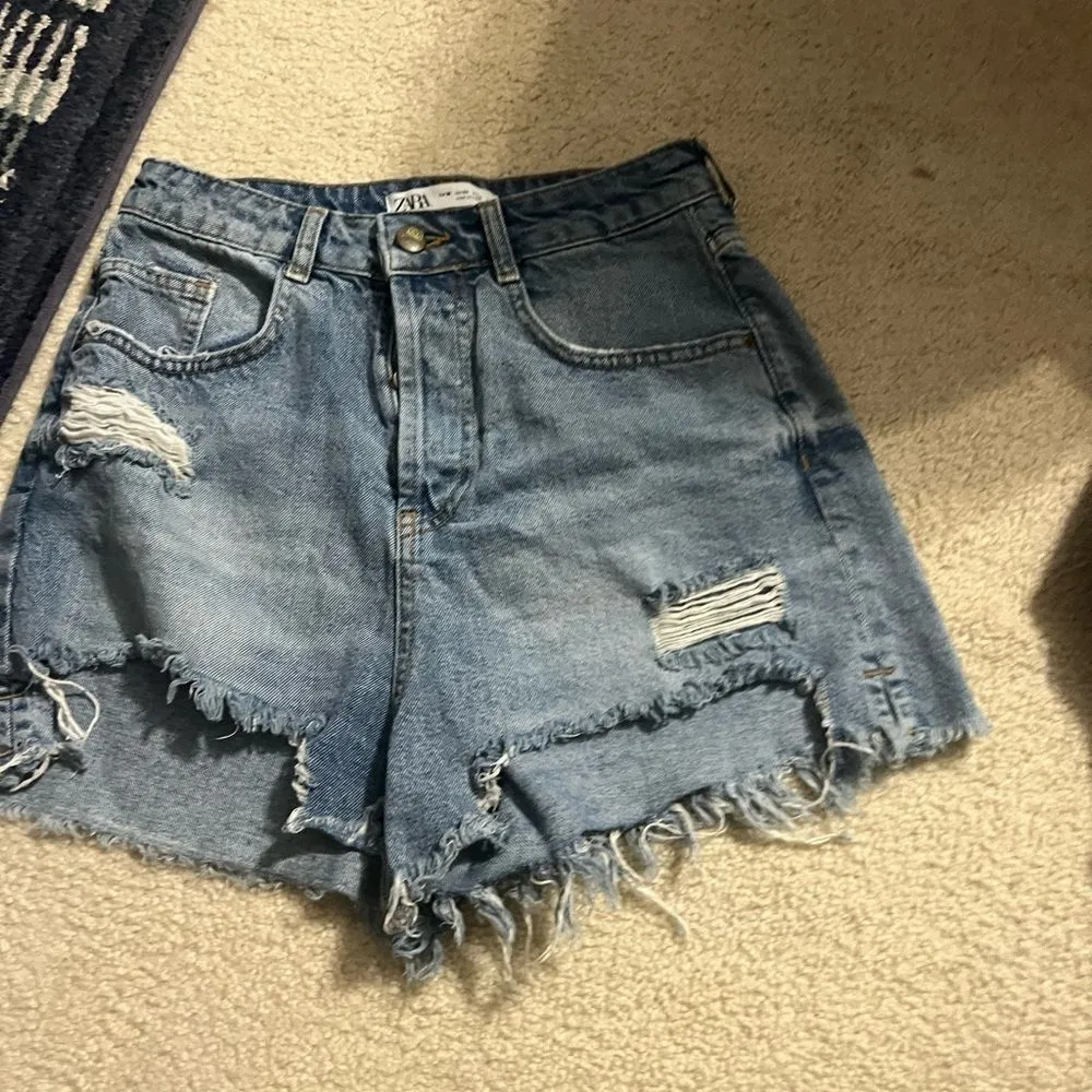 Zara denim shorts 4 - Image 2