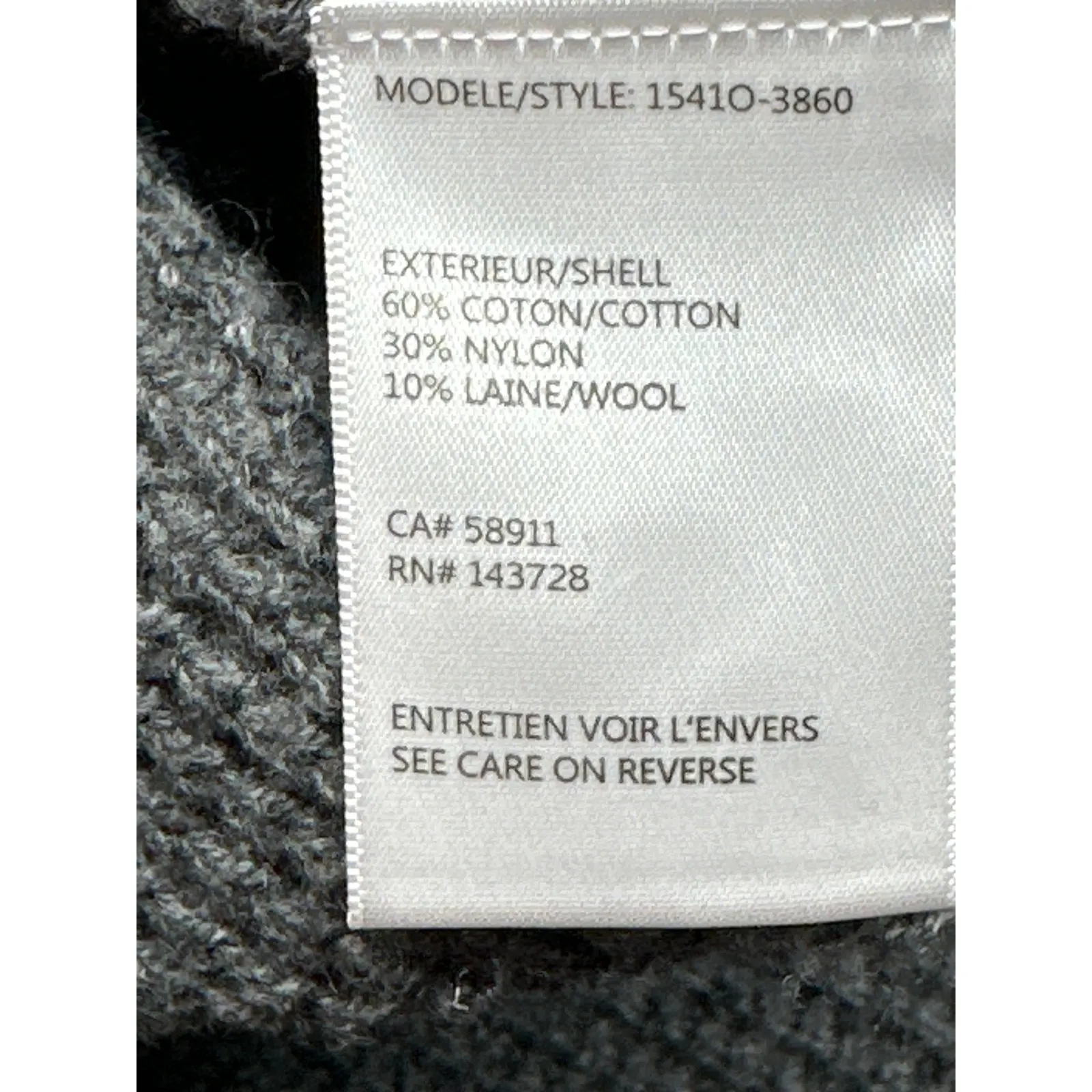 Tribal Gray Waffle Knit Crewneck Sweater P/S Lightweight Cotton Blend Casual Size undefined - Image 4